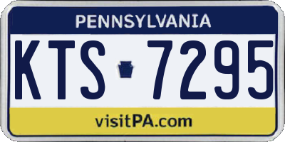 PA license plate KTS7295