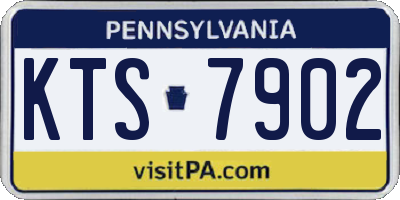 PA license plate KTS7902