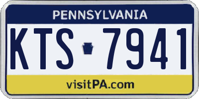 PA license plate KTS7941