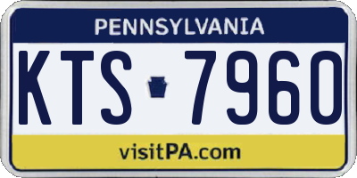 PA license plate KTS7960