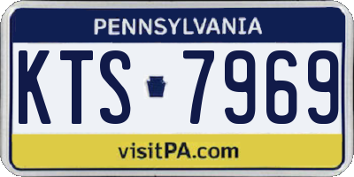 PA license plate KTS7969