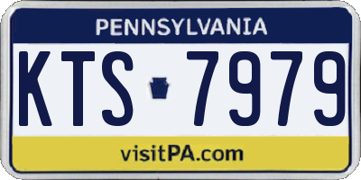 PA license plate KTS7979
