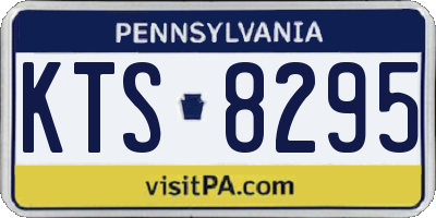 PA license plate KTS8295