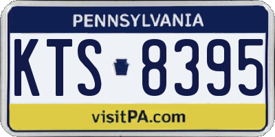 PA license plate KTS8395