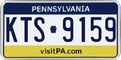 PA license plate KTS9159