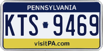 PA license plate KTS9469