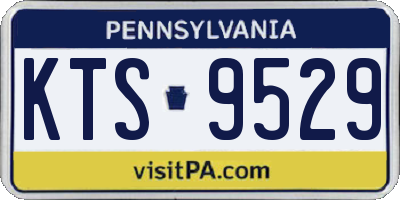 PA license plate KTS9529