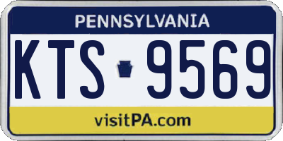 PA license plate KTS9569