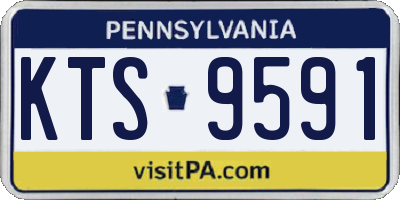PA license plate KTS9591