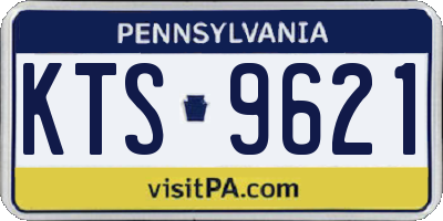 PA license plate KTS9621