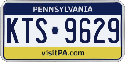 PA license plate KTS9629