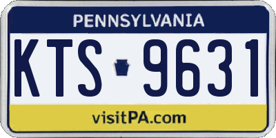 PA license plate KTS9631