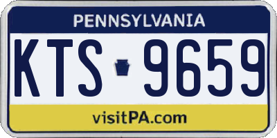PA license plate KTS9659
