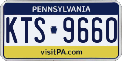 PA license plate KTS9660