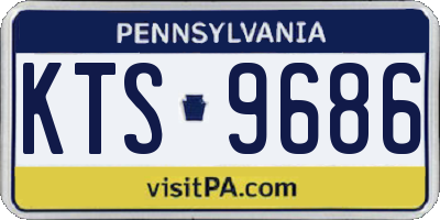 PA license plate KTS9686