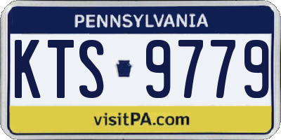PA license plate KTS9779