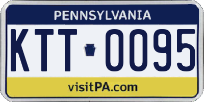 PA license plate KTT0095