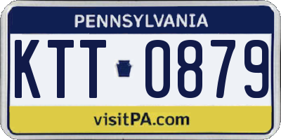 PA license plate KTT0879