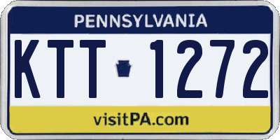 PA license plate KTT1272