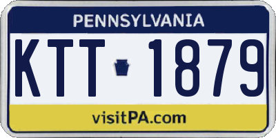 PA license plate KTT1879