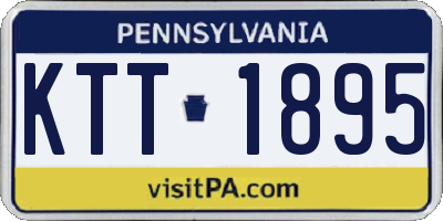 PA license plate KTT1895