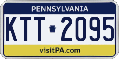 PA license plate KTT2095