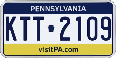 PA license plate KTT2109