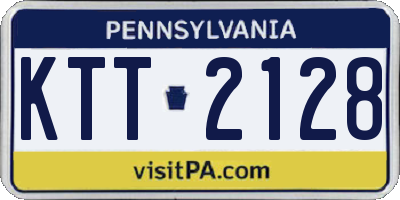 PA license plate KTT2128