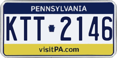 PA license plate KTT2146