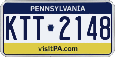 PA license plate KTT2148