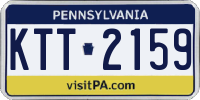 PA license plate KTT2159