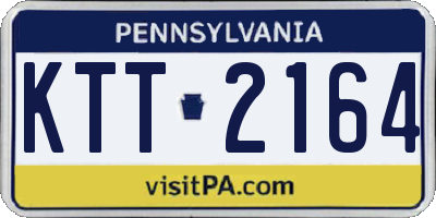 PA license plate KTT2164