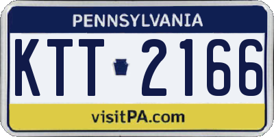 PA license plate KTT2166
