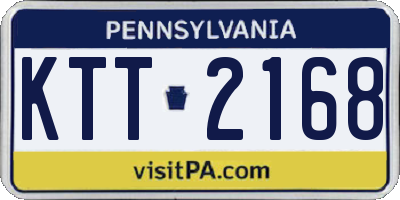 PA license plate KTT2168