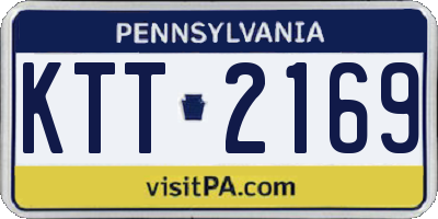 PA license plate KTT2169