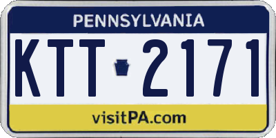 PA license plate KTT2171