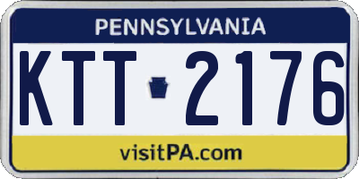 PA license plate KTT2176