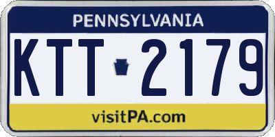 PA license plate KTT2179