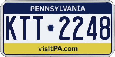 PA license plate KTT2248