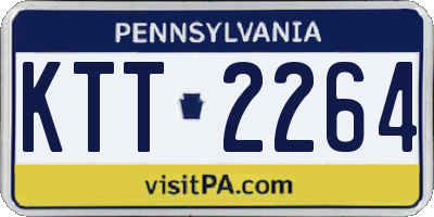 PA license plate KTT2264