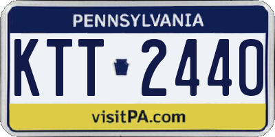 PA license plate KTT2440