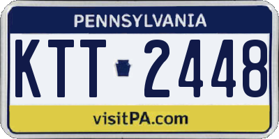 PA license plate KTT2448
