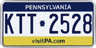 PA license plate KTT2528