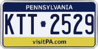 PA license plate KTT2529