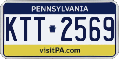 PA license plate KTT2569