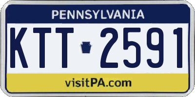 PA license plate KTT2591