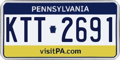 PA license plate KTT2691