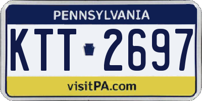 PA license plate KTT2697