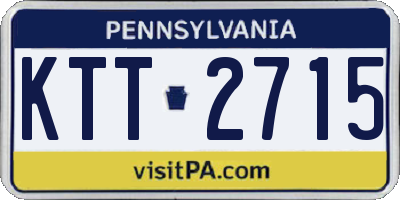 PA license plate KTT2715