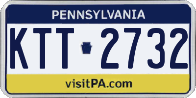 PA license plate KTT2732